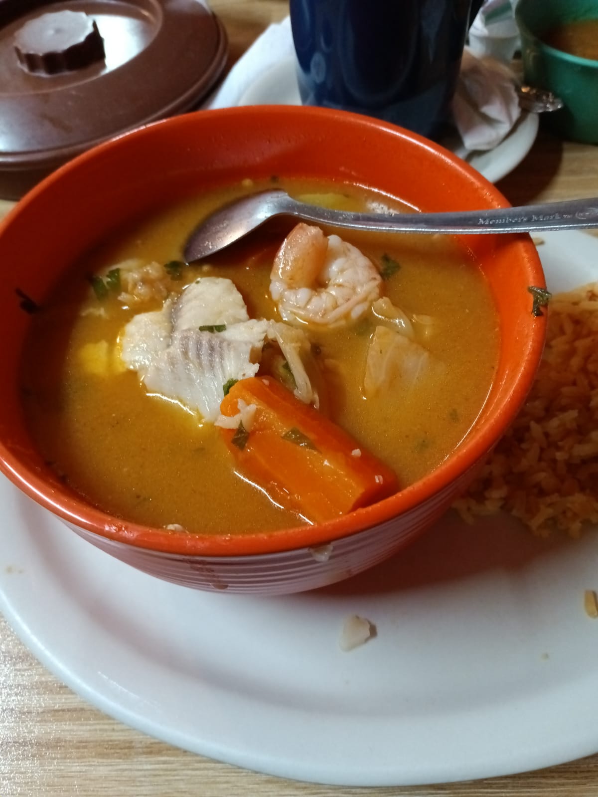 Fresh dish served at El Olvido Hacienda