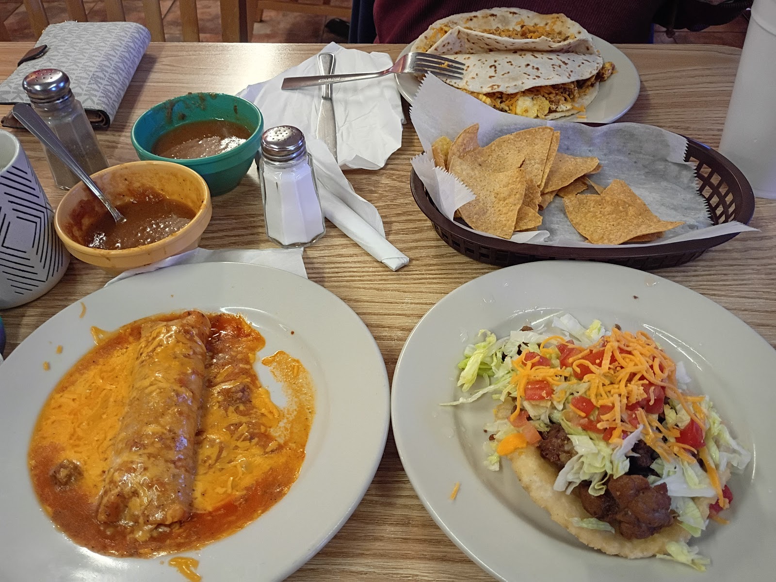 Fresh Mexican food plate at El Olvido Hacienda